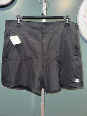 ZeroXposur Women's Black Athletic Swim Shorts